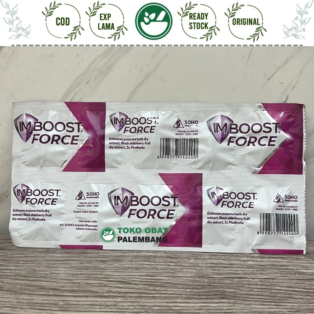 IMBOOST FORCE 10 TABLET 1 STRIP SOHO GLOBAL HEALTH IM BOOST FORCE SOHO