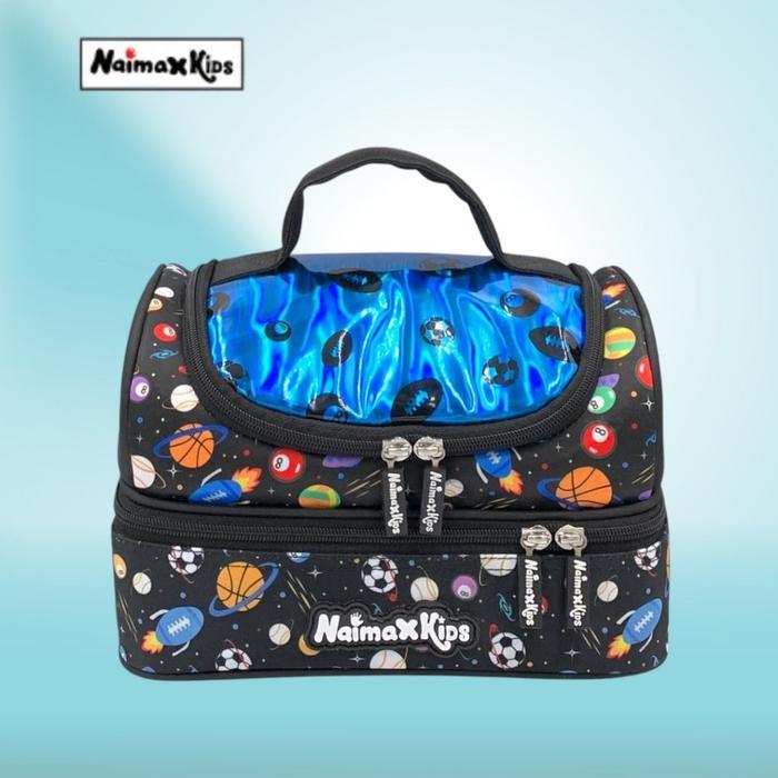 Tas Bekal Anak Sekolah Laki-laki Karakter Sport Wold | Lunch Bag Anak Cowok