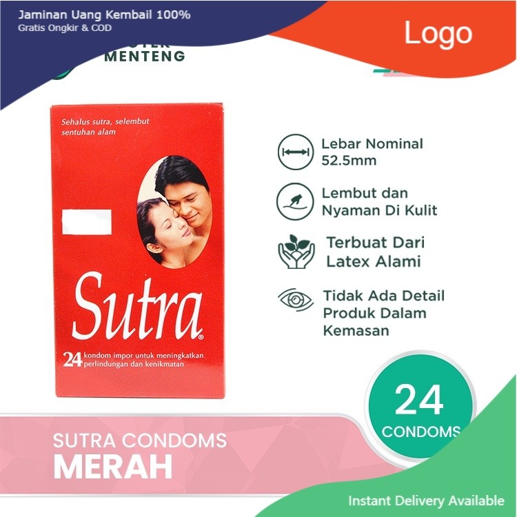 Ready Stock Kondom Sutra Merah (Isi 24) *DA Privasi Aman[Bisa Cod]