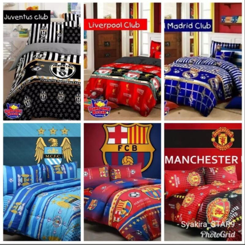 SPREI SPREI DISPERSE MOTIF BOLA UK 90X200 100X200 120X200 160X200 180X200TERLARIS
