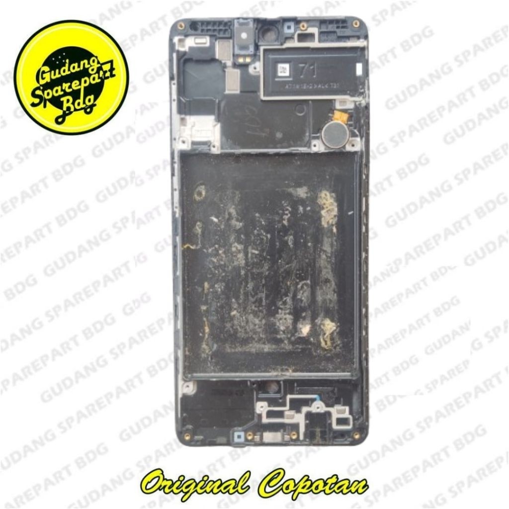 Frame LCD Samsung A71 NFC Second original copotan