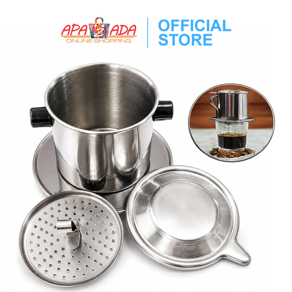 Apazada - Saringan Kopi Vietnam Drip / Longcam Filter Pot Dripper Kopi / Alat Saring Kopi