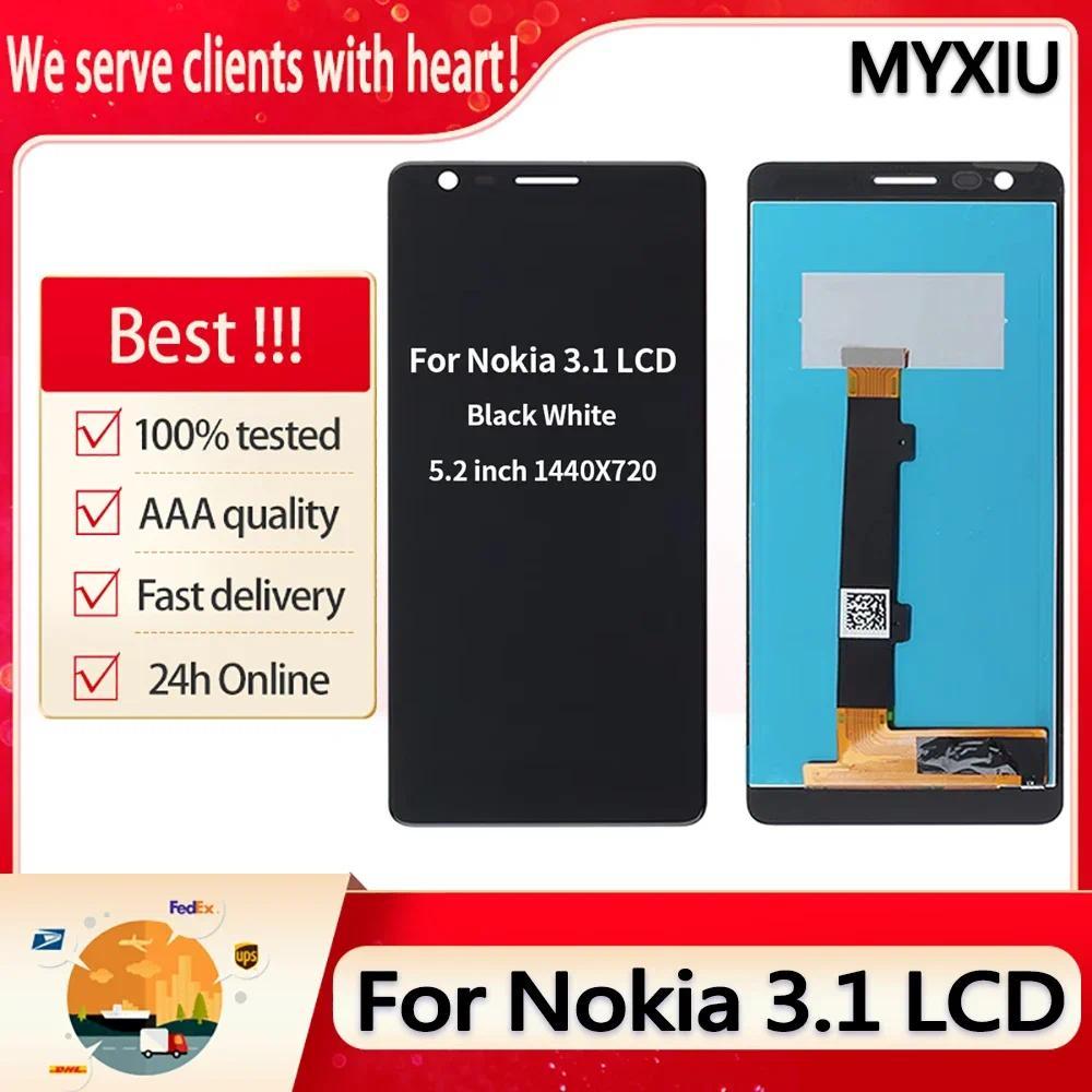 5.2'' Original For Nokia 3.1 TA-1049 TA-1057 TA-1063 TA-1070 LCD splay Tou Screen With Frame Replace
