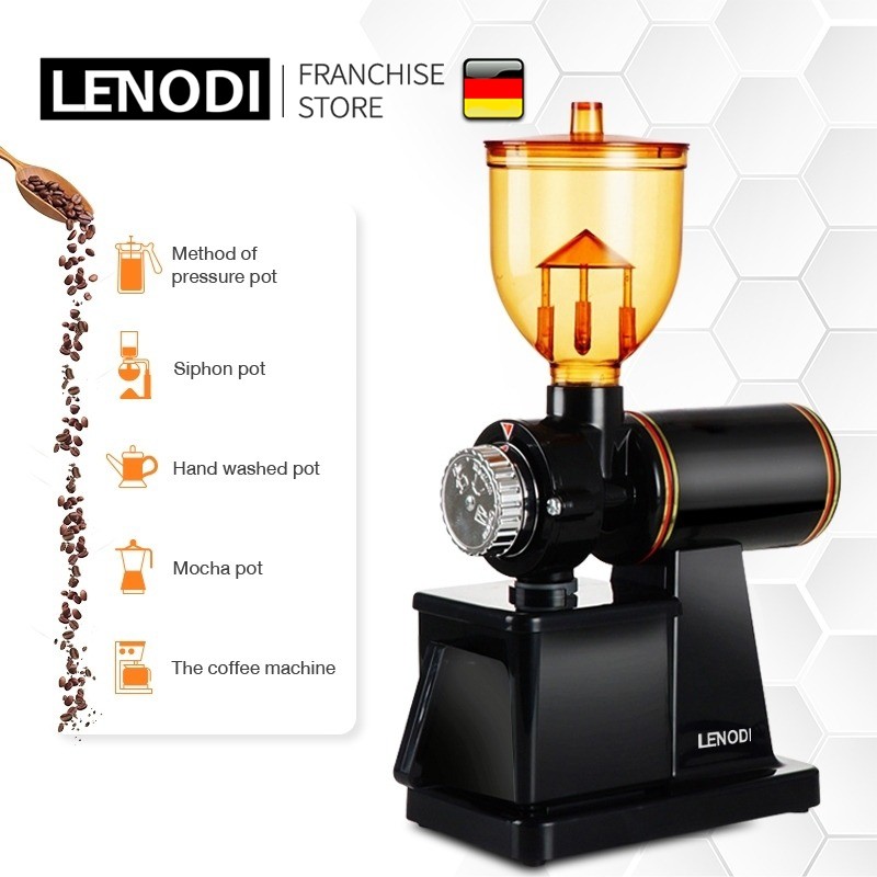 ReadyLENODI One Two Cups 600N Alat Penggiling Kopi Electric Coffee Penggilingan cepat Mill Grinder M