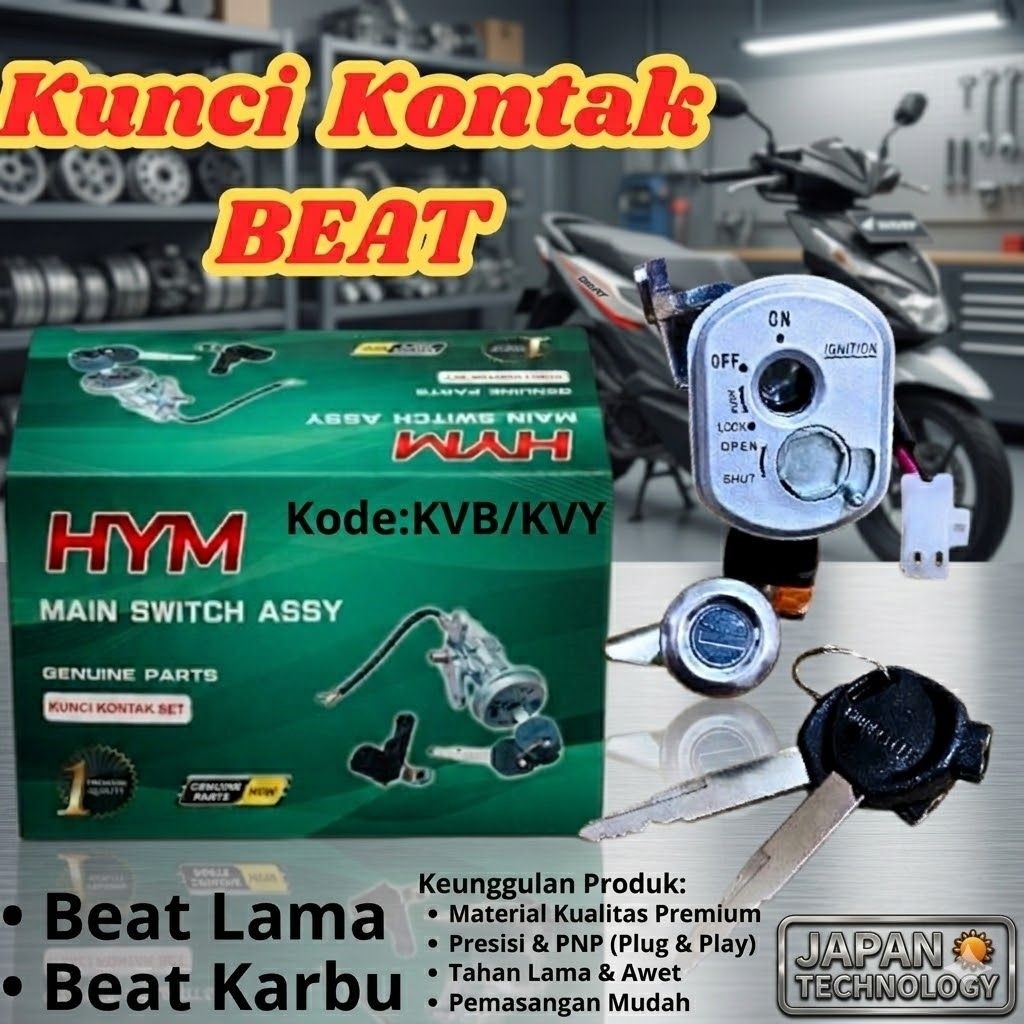 KUNCI KONTAK BEAT LAMA KONCI KONTAK PLUS JOK BEAT KARBU KVY 2008-2012