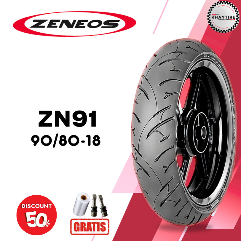 Ban Motor ZENEOS ZN91 90/80 RING 18 Tubeless