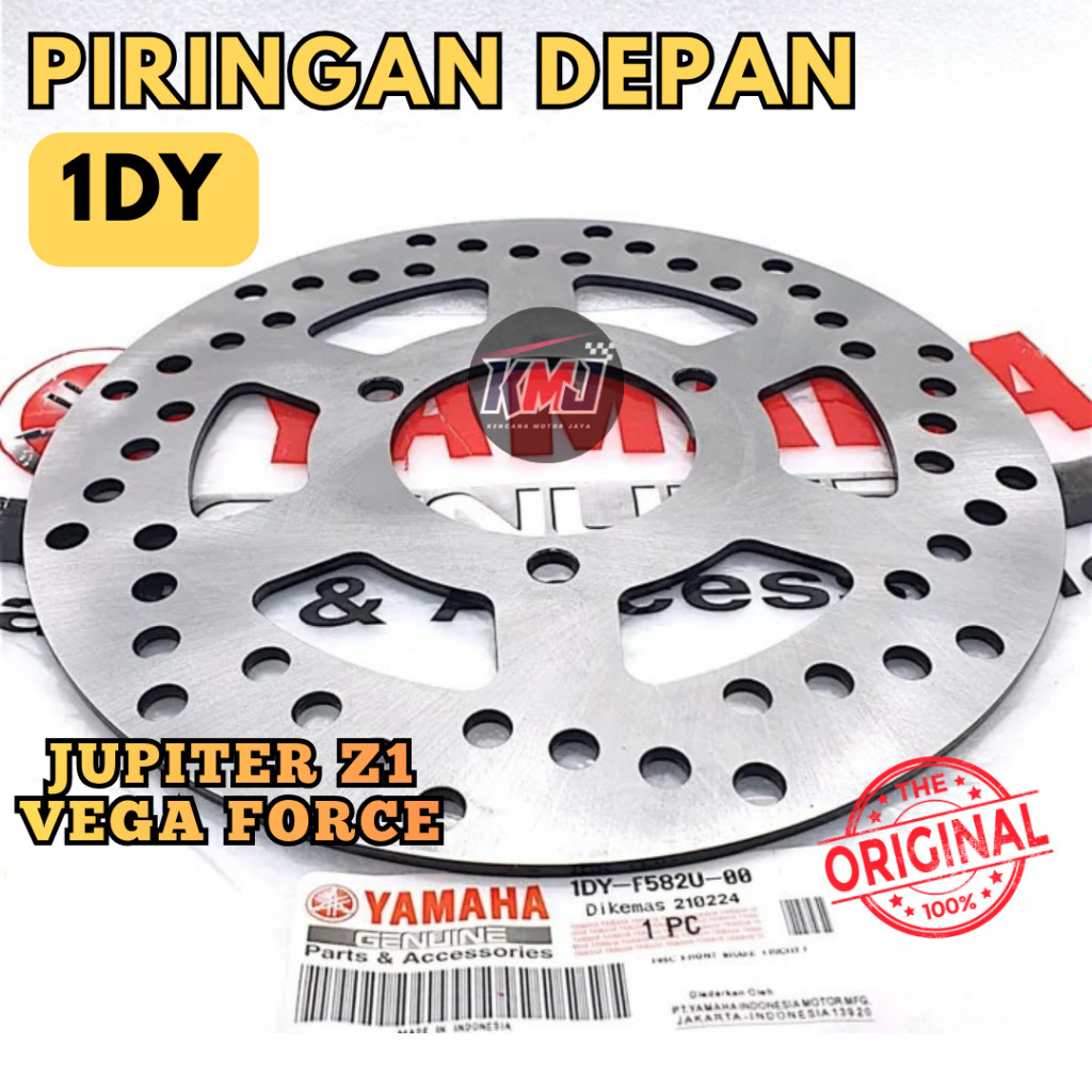 Piringan Depan Yamaha Jupiter Z1 Vega Force Original Cakram Depan Jupiter Vega Piringan Depan 1DY Or
