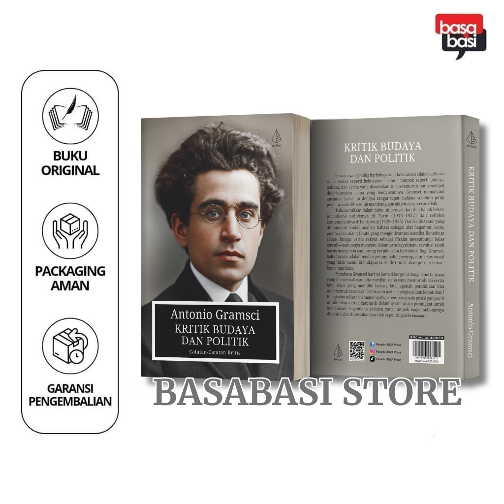 Buku Kritik Budaya dan Politik: Catatan-Catatan Kritis - Antonio Gramsci - IRCiSoD - Basabasi