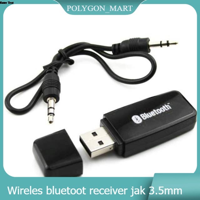 Wireless Bluetooth Receiver Jack 3.5mm | Musik Adapter Bluetooth Tanpa Kabel