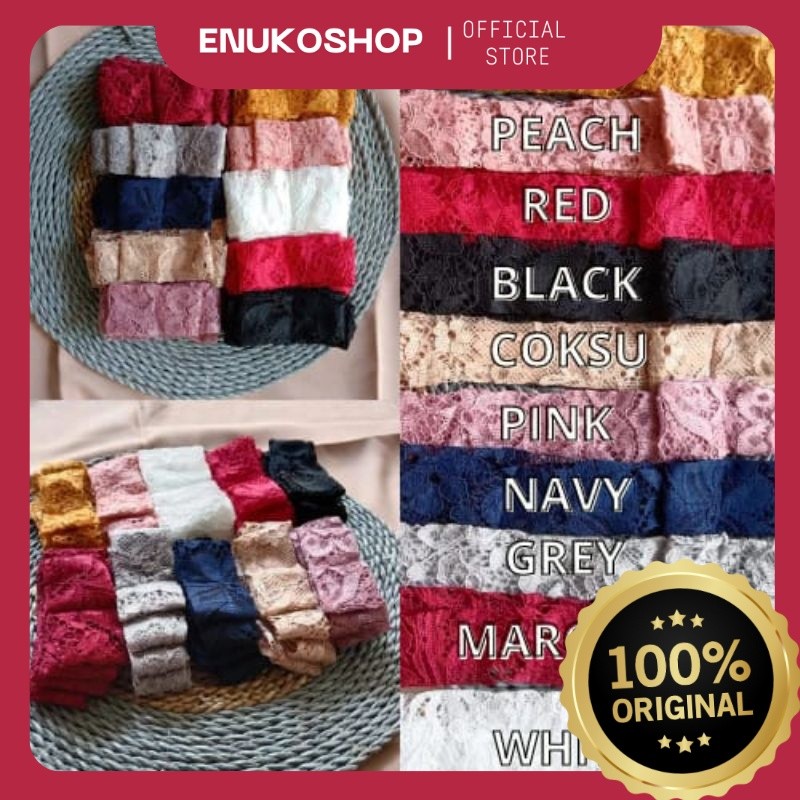 Ikat Pinggang Wanita Obi kebaya Pita BRUKAT/Sabuk Brukat AS