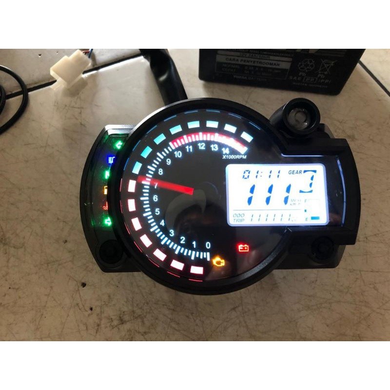 promo discon Spedometer DIGITAL KOSO RX2N MOS, Babon Bulat Semua Motor
