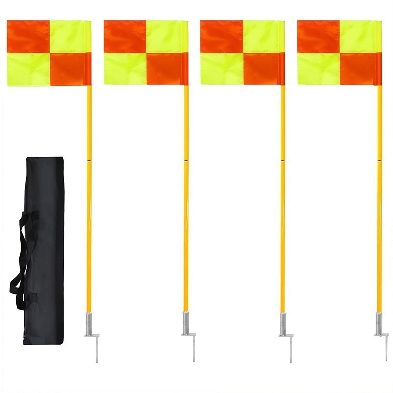 Alat Latihan Sepak Bola Agility Spike Pole Set Portable Training Kit