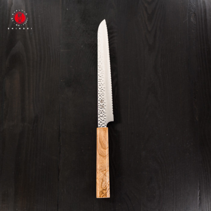 Pisau Roti Jepang  Hatsukokoro Hayabusa VG10 Bread Knife