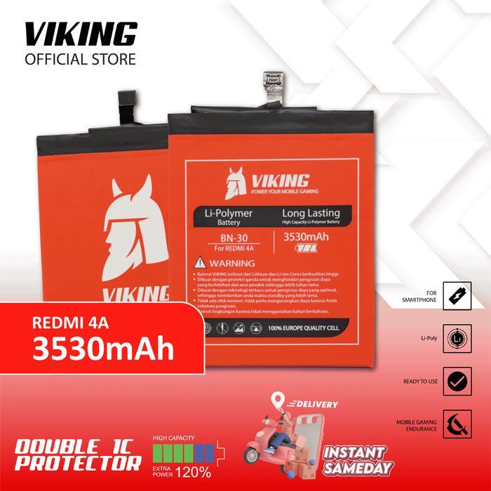VIKING Baterai Redmi 4A BN30 Double Power TERLARIS