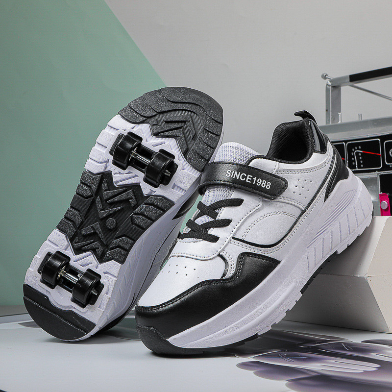 6.6 Sepatu Heelys Roda Dua Dan Empat Anak Anak Remaja Bongkar Pasang Gratis Ongkir LED  Rampage Baru