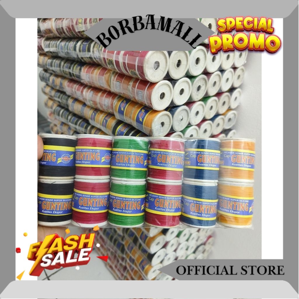 Gelasan/senar layangan snap ck isi 1 pak (12 pcs) warna/cap random full beling tajam SS