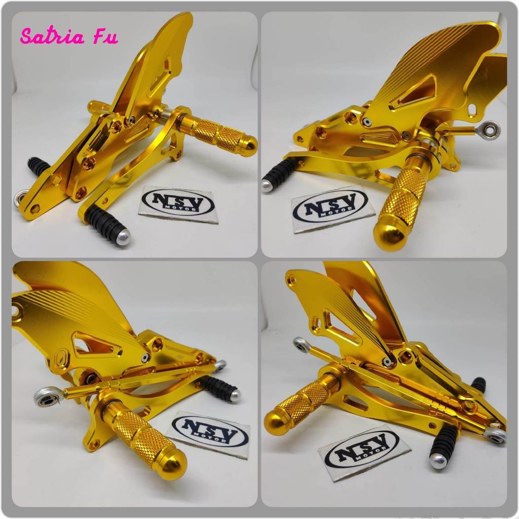 STEP UNDERBONE SATRIA FU FOOTSTEP LIPAT NONLIPAT SATRIA MODEL NUI DAN NON LIPAT REM & SUSPENSI