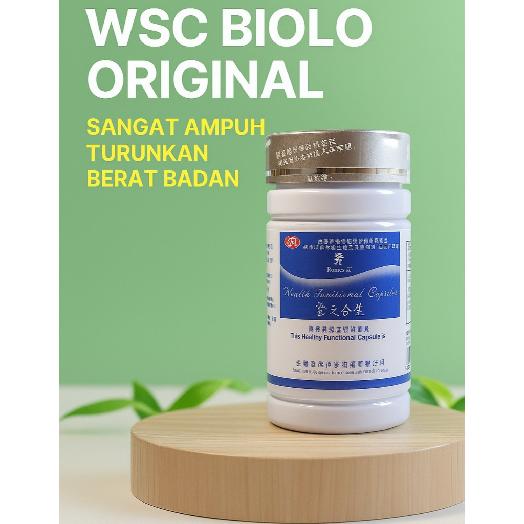 WSC BIOLO OBAT PELANGSING Original Asli World slimming capsule kapsul penurun badan diet kurus sehat