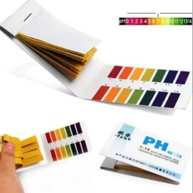 Kertas Lakmus / kertas PH air. Untuk mengetahui kualitas air