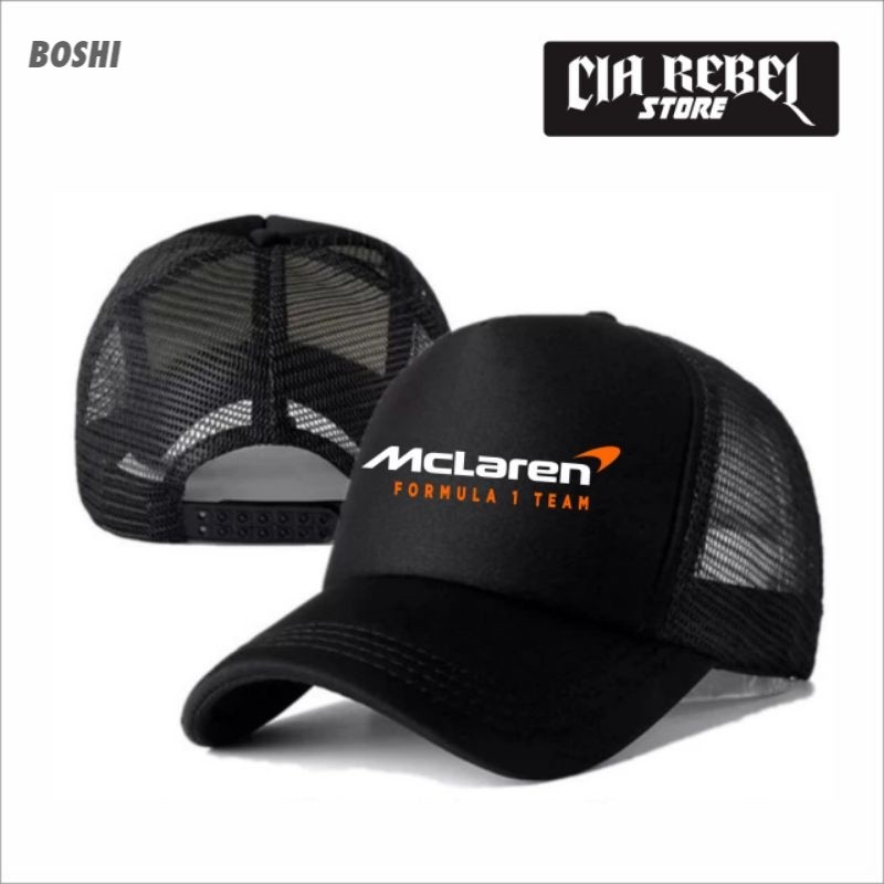 TOPI JARING TRUCKER RACING MCLAREN FORMULA 1 TEAM TOPI BALAP F1 TERLARIS -