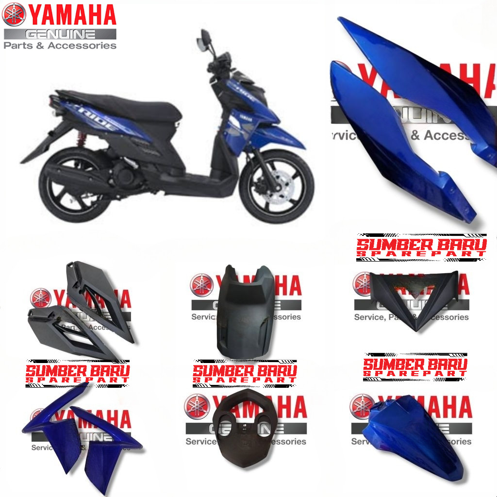 COVER BODY HALUS X-RIDE X RIDE 115 BIRU ORIGINAL YAMAHA