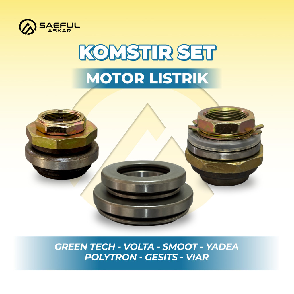 Komstir Set Motor Listrik Volta T3 Polytron Fox S Yadea T9