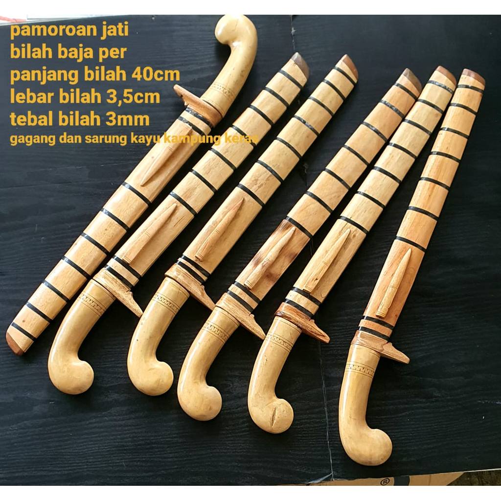 GOLOK CIBATU PAMOROAN JATI PEMOTONG KAYU DAN BAMBU GOLOK MULTIFUNGSI