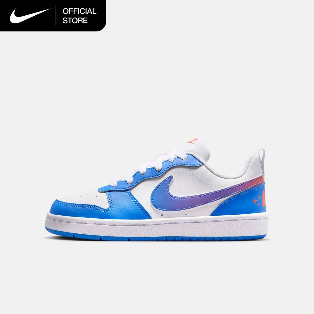 Nike Older Kids' Court Borough Low Shoes - White [IR5462-101]