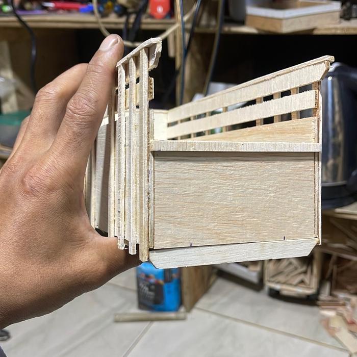 BAK TRUK MINIATUR UNTUK TRUK PLASTIK - BAK TRUK SKALA TRUK PLASTIK - BAK TRUK UNTUK MODIF TRUK PLAST