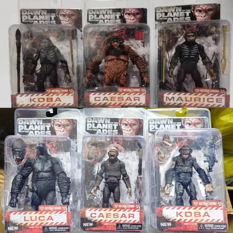 Rise of the Planet of the Apes Caesar Koba Luca Figure PVC Collection Toys