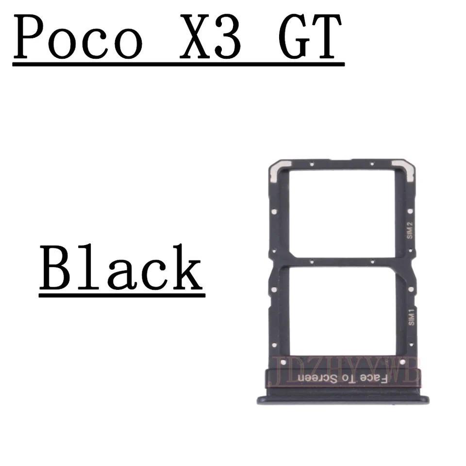 Dual Single ip SIM Card Tray For Xiaomi Poco X3 Pro X3Pro X3 GT X3GT  X3 NFC Phone SIM1 + SIM2 Card 