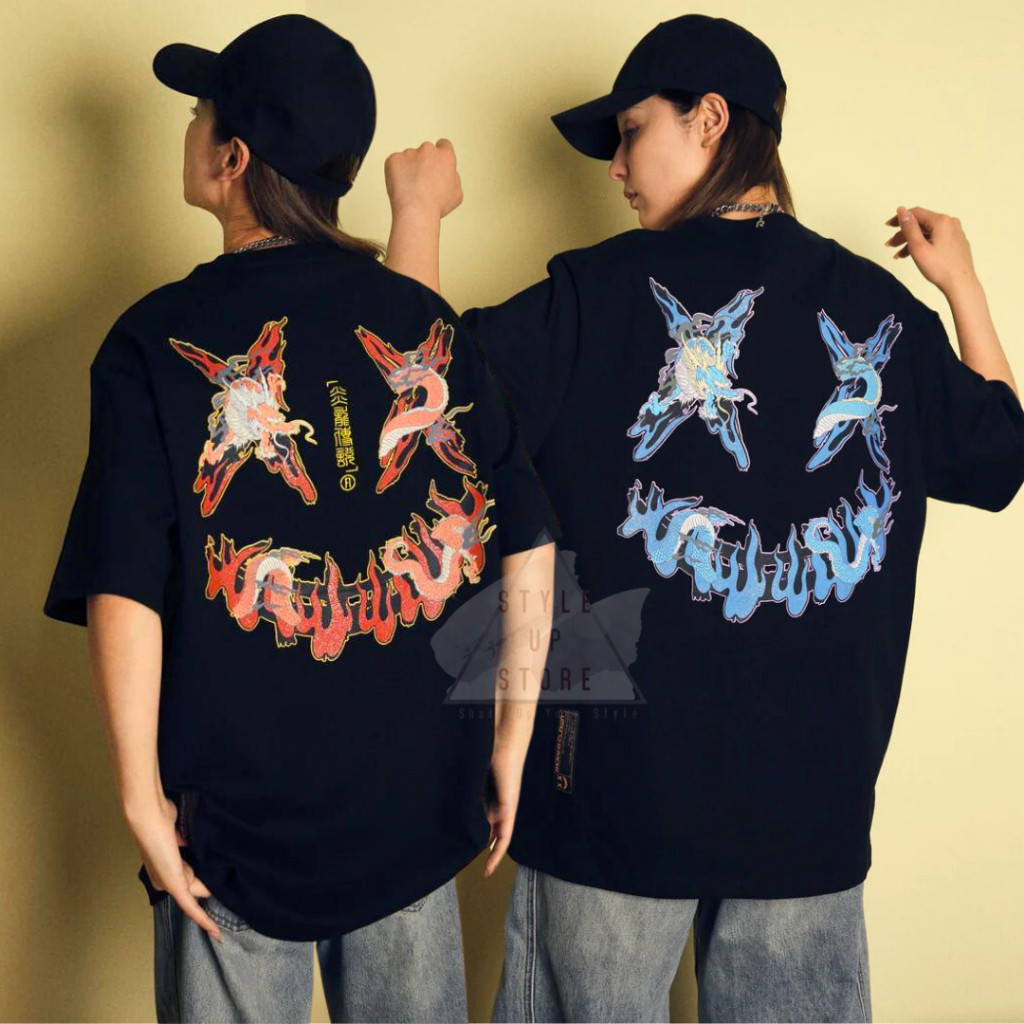 [ STYLEUPSTORE ] RIC Ricky Is Clown Tshirt Oversize - Dragon Legend