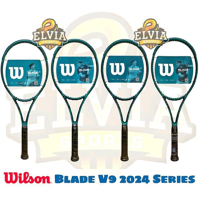 Raket Tenis Wilson Blade V9 2024 | 98 / 104 / 100L / 100UL | Original Series - 104 - 290gr
