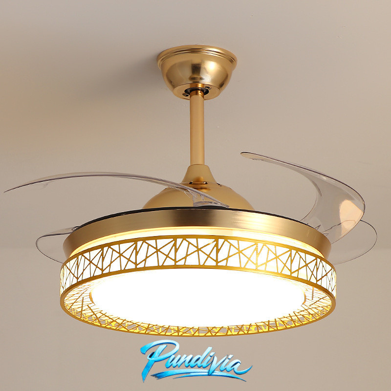 PUNDIVIA Lampu Kipas Gantung Ruang Tamu Lampu Gantung Nordic Nest Minimalis LED Lampu Hias Gantung L