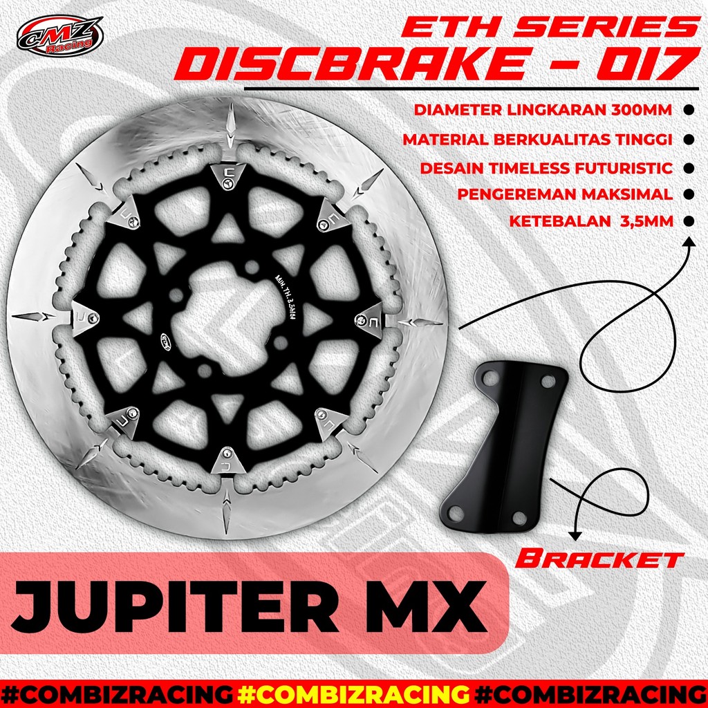 DISC 017 - Disc Cakram Buta Racing 260mm 300mm Piringan Cakram Variasi Beat Vario Scoopy Mio Soul Ju