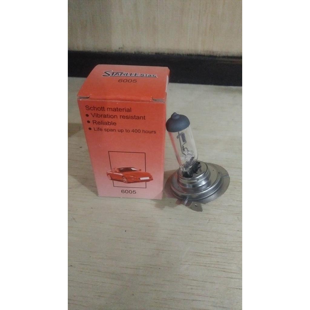 Lampu Bohlam Mobil Halogen H7 24V 100W Original 6005