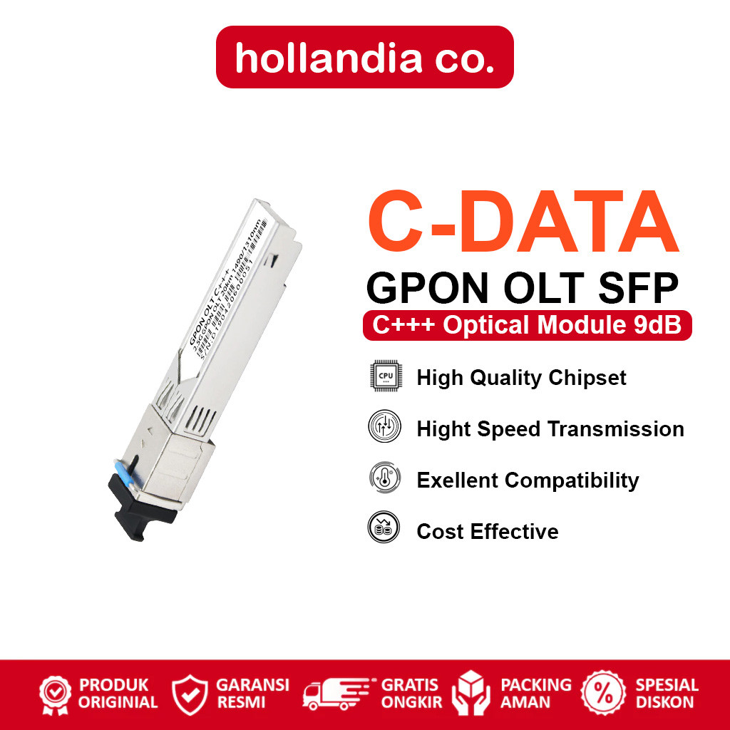 CDATA GPON OLT SFP C++++ Optical Module 9dB - Module GPON OLT Long Distance - Compatible GPON OLT
