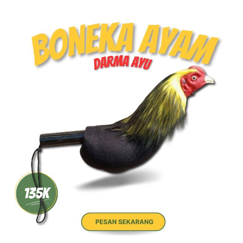 promo murah Boneka Ayam Aduan Setengah Body Latihan Fisik cod