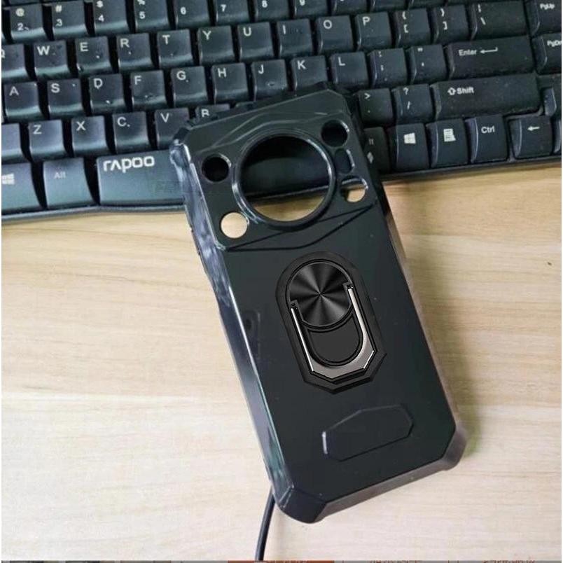 For Oukitel WP22 6.58" 2022 Back Finger Ring Soft TPU Silicone Case On OukitelWP22 OUK WP 22 WP22 Br