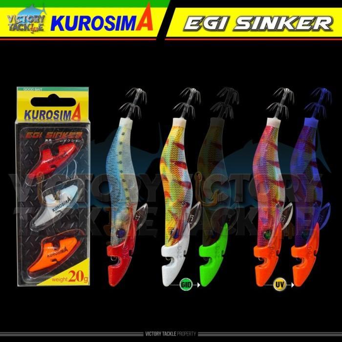Timah Pemberat umpan Egi Atau Kurosima Egi Sinker 10 | 15 | 20 Gram - 10 Gram