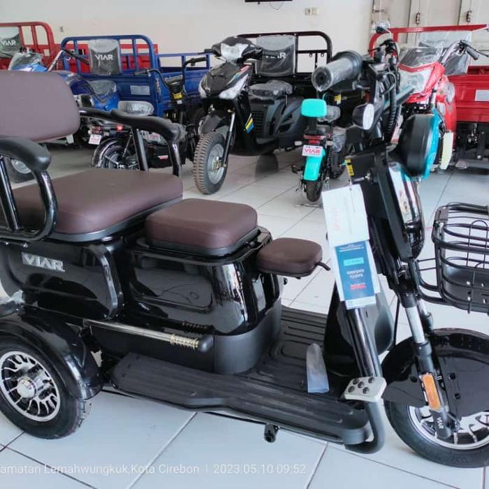 sepeda Listrik roda tiga Viar ER1 - Hitam
