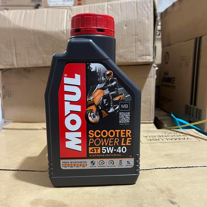 oli motul scooter power le 5w-40 1Liter . oli motor matic