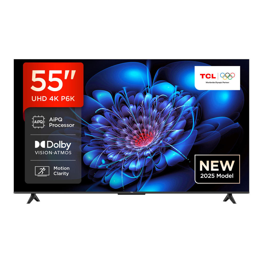 TV LED TCL 55" Google Tv TCL 55P6K 4K UHD (G00GLE TV)