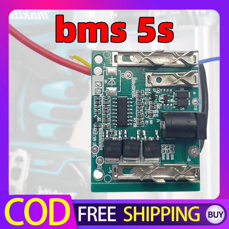 Modul BMS 5S 21V 18V 48V 88V 99V Papan Pelindung Baterai Bor Impact 3 Mosfet Bms Baterai Cordless Lx