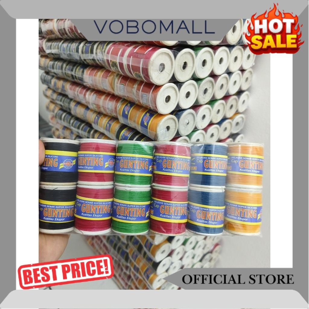 Gelasan/senar layangan snap ck isi 1 pak (12 pcs) warna/cap random full beling tajam SS