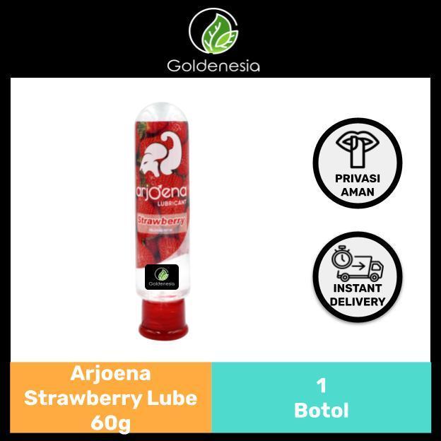 wellcome back to lala cengkareng mart Arjoena - Strawberry Lube 60gr | Pelumas Lubricant Kondom happ