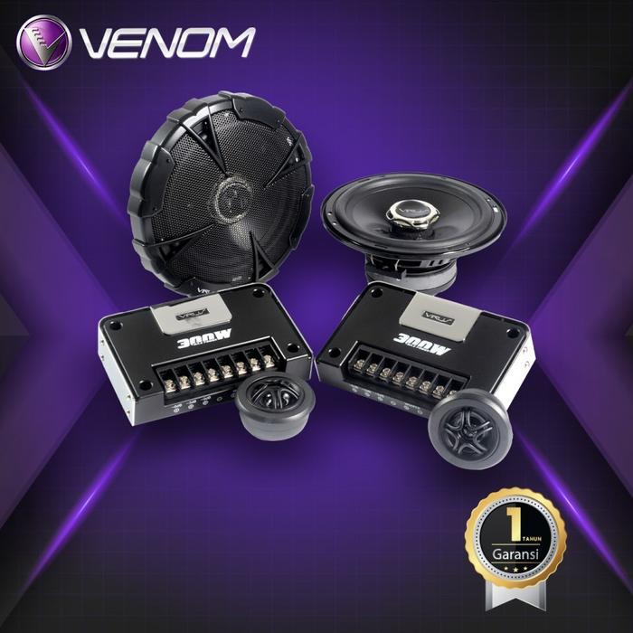 VENOM PAKET AUDIO MOBIL VIRUS SPEAKER DEPAN BELAKANG