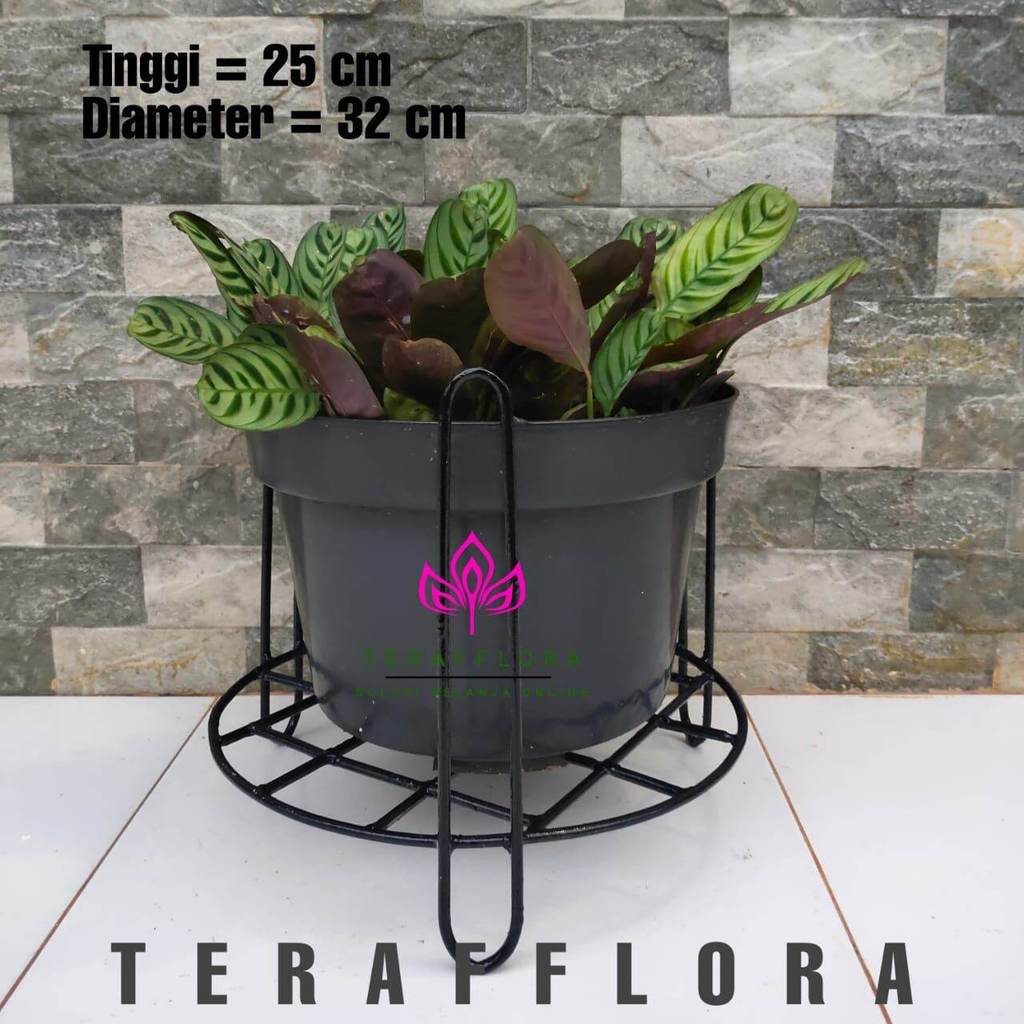 STANDING RAK POT TATAKAN MURAH DIAMETER POT 32 CM