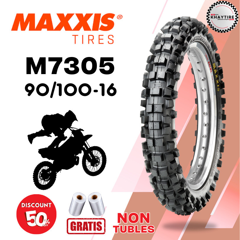 Ban Motor TRAIL MAXXIS M7305 MAXXCROSS 90/100 Ring 16 Non Tubeless