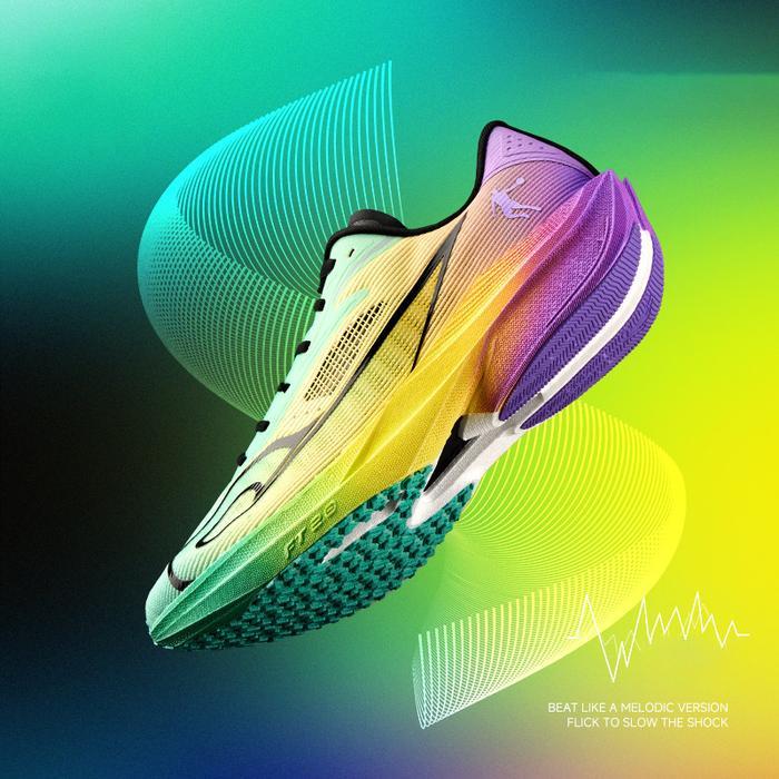 Sepatu QIAODAN Feiteng 2.0 Men's Sport Shoes 2025 Casual Shock Absorbing Breathable Sneakers Racing 